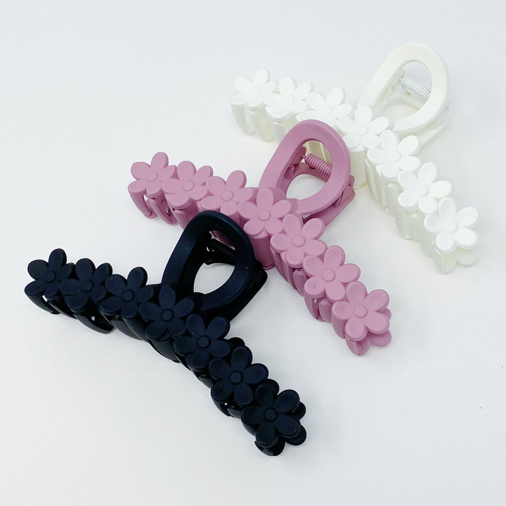 Daisy Bunch Hair Claw Set Of 3 - Exquisite Beauty