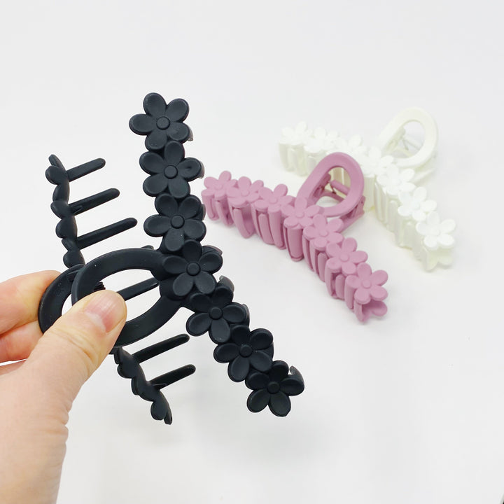 Daisy Bunch Hair Claw Set Of 3 - Exquisite Beauty