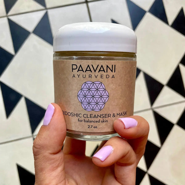 Tridoshic Cleanser & Mask | Ayurvedic Cleansing Grains for Balanced, Radiant Skin DC-PAAVANI Ayurveda