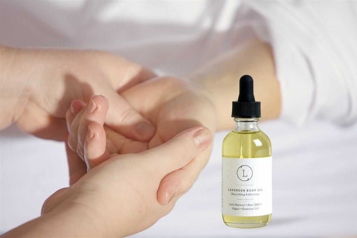 CBD Lavender Body Oil with CBD, Natural Moisturizing Body Oil (THC free) - Exquisite Beauty