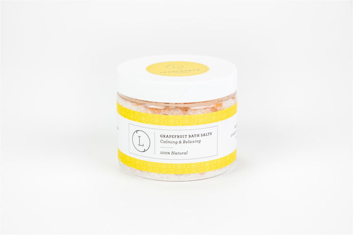 CBD Grapefruit Natural Bath Salt Soak with CBD. Made with Dead sea, Epsom and Himalayan salts (THC free) - Exquisite Beauty