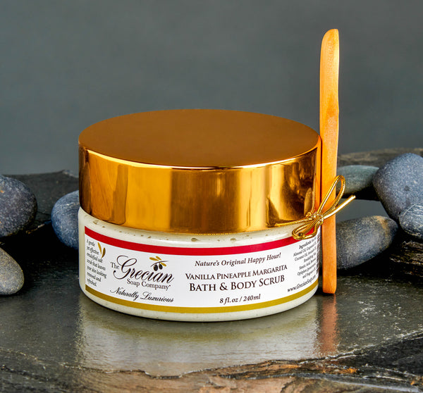 Emulsified Vanilla Pineapple Margarita Salt Body Scrub-Vanilla Pineapple Margarita - Exquisite Beauty