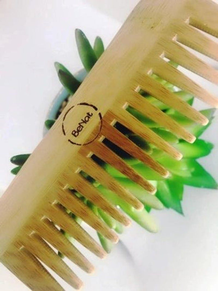 All-Natural Bamboo Hair Comb - Exquisite Beauty