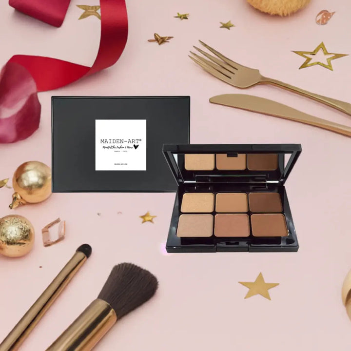 Eyeshadow Palette - Caramel Kiss - Exquisite Beauty