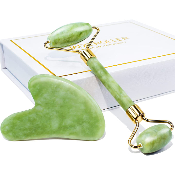 Jade Roller & Gua Sha Gift Box - Exquisite Beauty