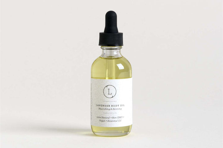CBD Lavender Body Oil with CBD, Natural Moisturizing Body Oil (THC free) - Exquisite Beauty
