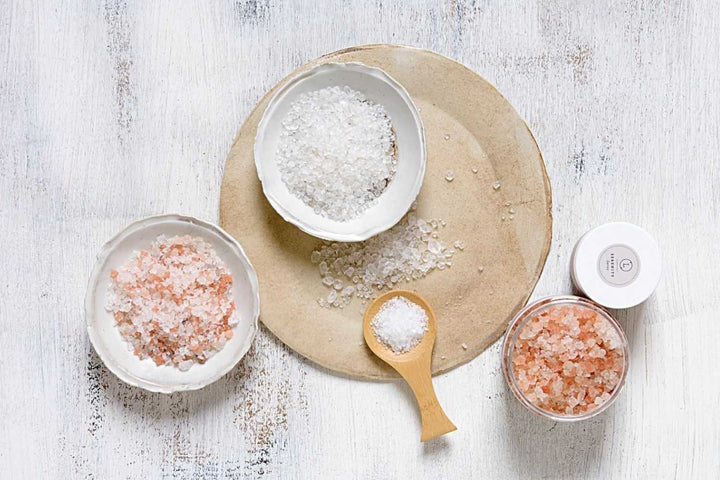 CBD Grapefruit Natural Bath Salt Soak with CBD. Made with Dead sea, Epsom and Himalayan salts (THC free) - Exquisite Beauty